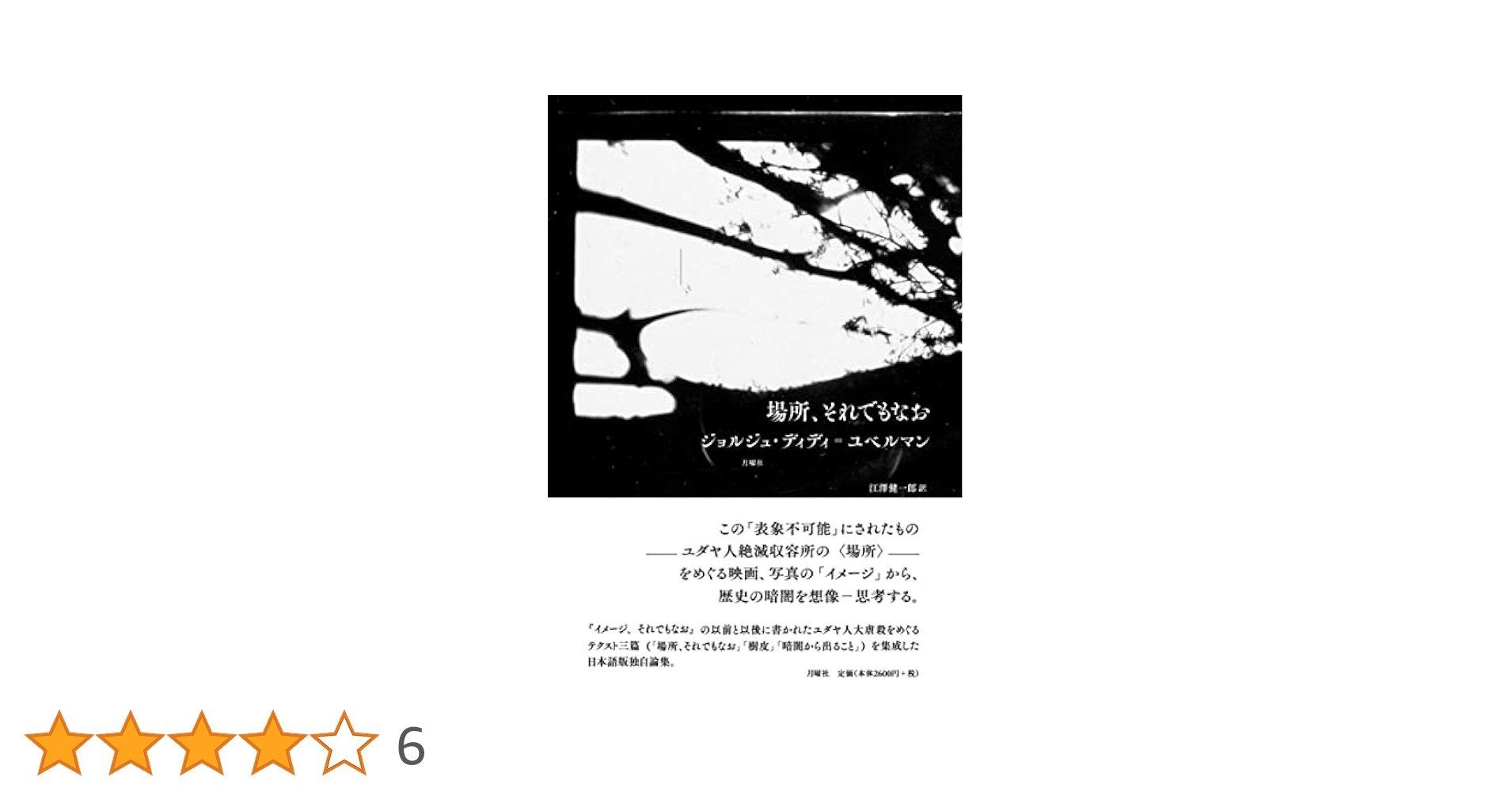 場所、それでもなお | ジョルジュ・ディディ=ユベルマン, 江澤